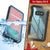 Galaxy S10 Water/Shock/Snow/dirt proof Slim Case [Light Blue] (Color in image: Black)