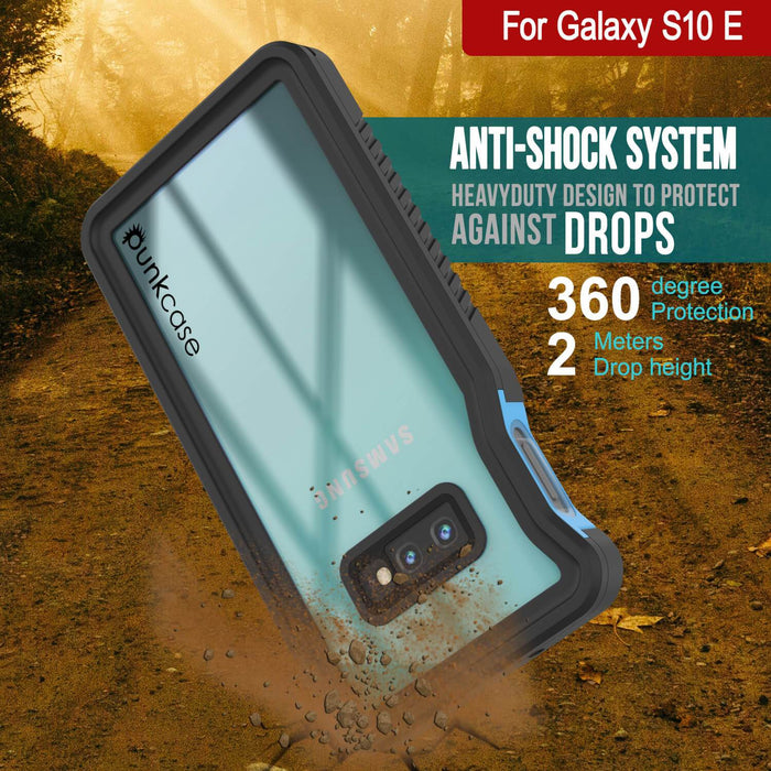 Galaxy S10 Water/Shock/Snow/dirt proof Slim Case [Light Blue] (Color in image: Purple)