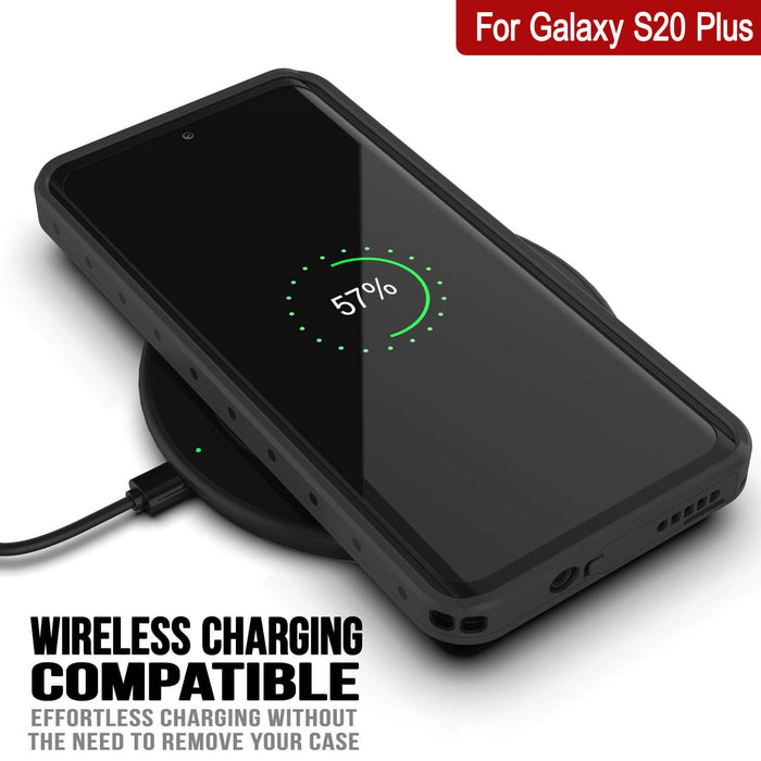 Galaxy S20+ Plus Waterproof Case PunkCase StudStar Black Thin 6.6ft Underwater IP68 Shock/Snow Proof (Color in image: teal)