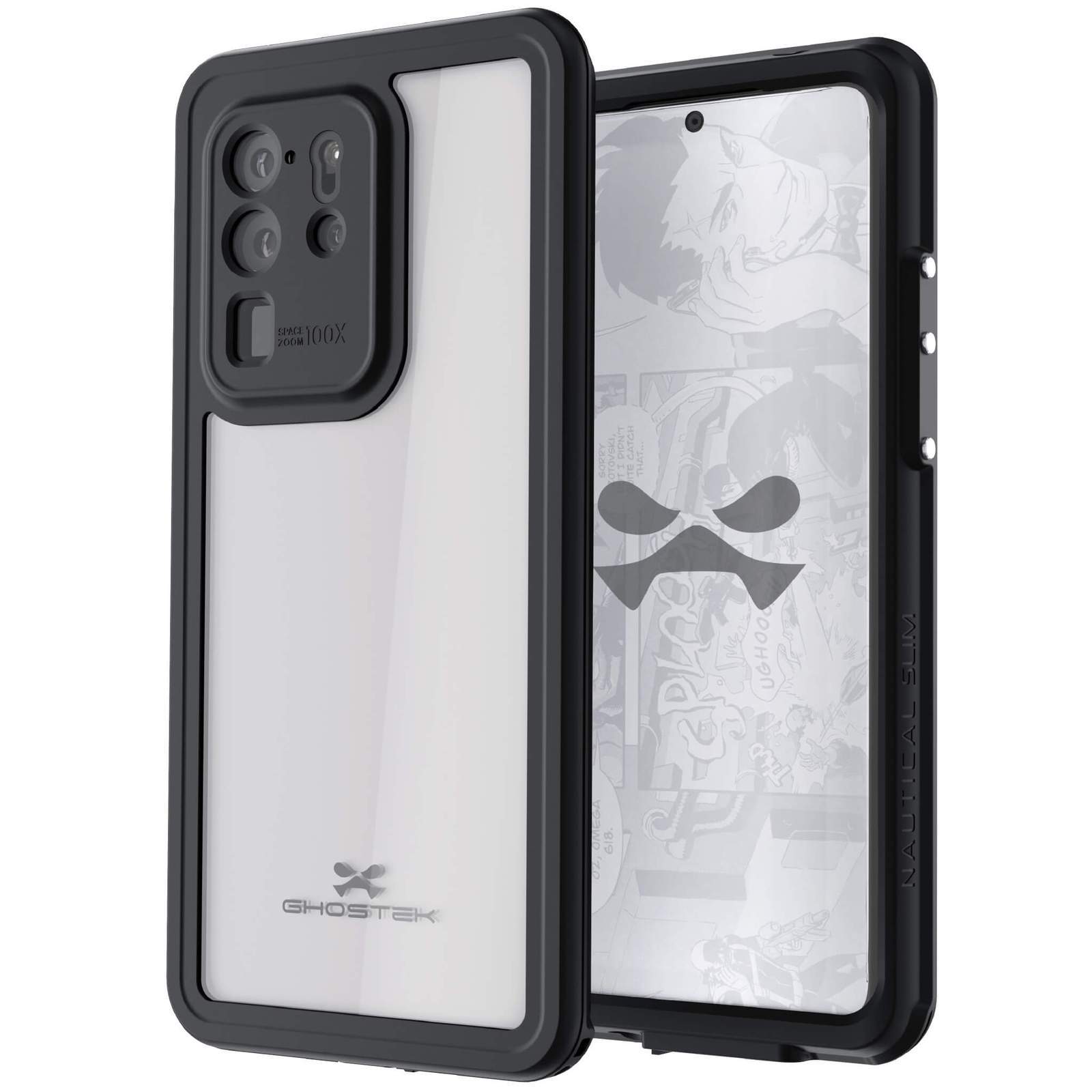 Galaxy S20 Ultra Rugged Waterproof Case | Nautical Series [Clear] (Color in image: Clear)