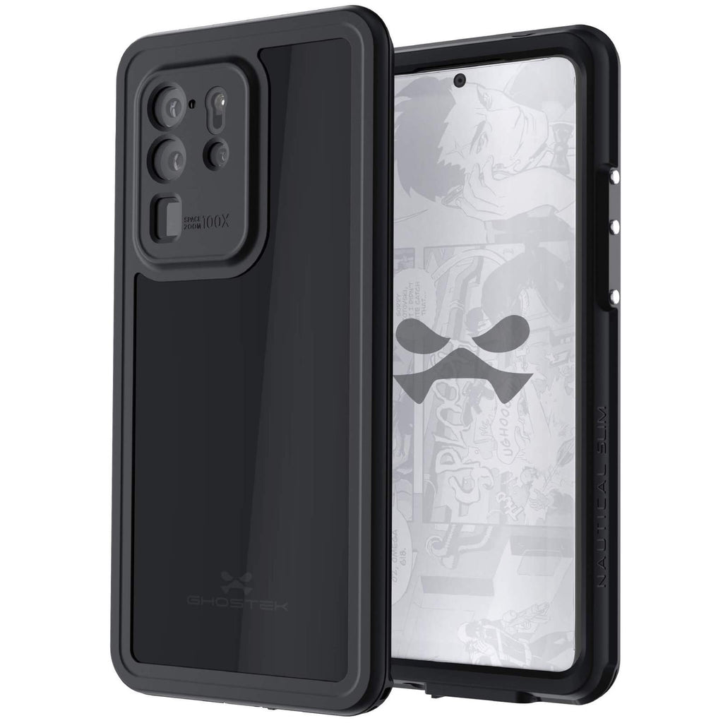 Galaxy S20 Ultra Rugged Waterproof Case | Nautical Series [Black] (Color in image: Black)