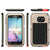 Galaxy S6 EDGE  Case, PUNKcase Metallic Gold Shockproof  Slim Metal Armor Case (Color in image: white)