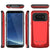 Galaxy S8 PLUS Battery Case, Punkcase 5500mAH Charger Case W/ Screen Protector | Integrated Kickstand & USB Port | IntelSwitch [Red] (Color in image: Black)
