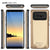 Galaxy Note 8 Battery Case, Punkcase 5000mAH Charger Case W/ Screen Protector | Integrated USB Port | IntelSwitch [Gold] (Color in image: Black)
