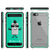 iPhone 6+/6S+ Plus Waterproof Case, PUNKcase CRYSTAL Teal W/ Attached Screen Protector | Warranty (Color in image: teal)