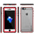 Apple iPhone SE (4.7") Waterproof Case, PUNKcase CRYSTAL Red W/ Attached Screen Protector  | Warranty (Color in image: Red)