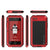 iPhone SE/5/5s Case, Punkcase® METALLIC Series RED w/ TEMPERED GLASS | Aluminum Frame (Color in image: Gold)