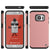 Galaxy s7 Case PunkCase Galactic Rose Gold Series Slim Armor Soft Cover Case w/ Tempered Glass (Color in image: pink)
