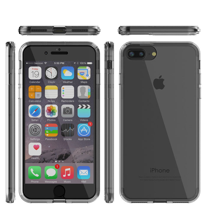 iPhone 7 Case Punkcase® LUCID 2.0 Clear Series Series w/ PUNK SHIELD Screen Protector | Ultra Fit (Color in image: pink)