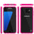 S7 Edge Case Punkcase® LUCID 2.0 Pink Series w/ PUNK SHIELD Screen Protector | Ultra Fit (Color in image: light blue)