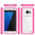 S7 Case Punkcase® LUCID 2.0 Pink Series w/ PUNK SHIELD Glass Screen Protector | Ultra Fit (Color in image: white)