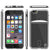 iPhone 7+ Plus Case, PUNKCASE® LUCID Silver Series | Card Slot | SHIELD Screen Protector | Ultra fit (Color in image: Balck)