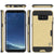 Galaxy S8 Plus Case, PUNKcase [SLOT Series] [Slim Fit] Dual-Layer Armor Cover w/Integrated Anti-Shock System, Credit Card Slot [Gold] (Color in image: Pink)