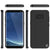 Galaxy S8 PLUS Case, PunkCase [Stealth Series] Hybrid 3-Piece Shockproof Dual Layer Cover [Non-Slip] [Soft TPU + PC Bumper] with PUNKSHIELD Screen Protector for Samsung S8+ [Black] (Color in image: Teal)
