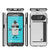Galaxy s6 Case PunkCase CLUTCH Silver Series Slim Armor Soft Cover Case w/ Tempered Glass (Color in image: Black)