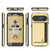 Galaxy S7 EDGE Case PunkCase CLUTCH Gold Series Slim Armor Soft Cover Case w/ Screen Protector (Color in image: Black)