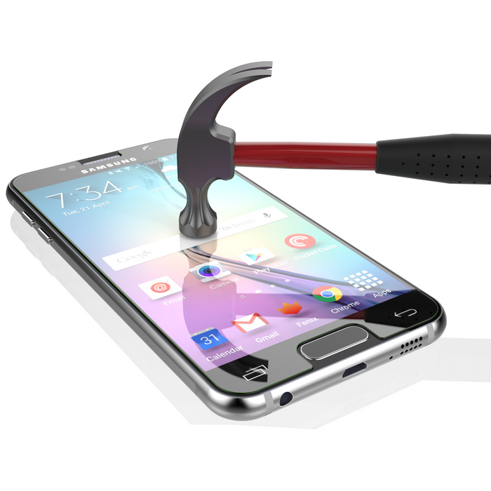 Galaxy s5 Punkcase Glass SHIELD Tempered Glass Screen Protector 0.33mm Thick 9H Glass Screen (Color in image: clear)