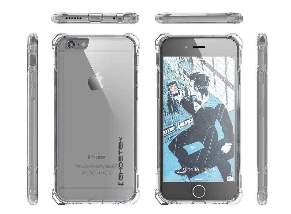iPhone 6S Case, Ghostek® Covert Clear, Premium Impact Protective Armor | Lifetime Warranty Exchange (Color in image: gold)