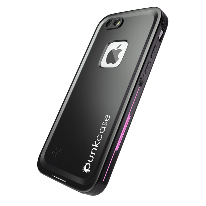 iPhone 6S+/6+ Plus Waterproof Case, Punkcase SpikeStar Pink | Thin Fit 6.6ft Underwater IP68 (Color in image: light blue)