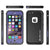 iPhone 6S+/6+ Plus Waterproof Case, Punkcase SpikeStar Purple Thin Fit 6.6ft Underwater IP68 (Color in image: black)