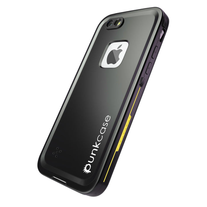 iPhone 6S+/6+ Plus Waterproof Case, Punkcase SpikeStar Yellow Series | Thin Fit 6.6ft Underwater IP68 (Color in image: light blue)