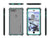 iPhone 8+ Plus Waterproof Case, Ghostek Nautical Series for iPhone 8+ Plus | Slim Underwater Protection | Adventure Duty | Swimming (Teal) 