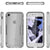 iPhone 8 Case, Ghostek Cloak 3 Series Case for iPhone 8 Case Clear Protective Case [SILVER] (Color in image: Pink)