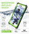 iPhone  8  Waterproof Case, Ghostek Nautical Series for iPhone  8  | Slim Underwater Protection| Adventure Duty | Ultra Fit | Swimming (Green) (Color in image: White)