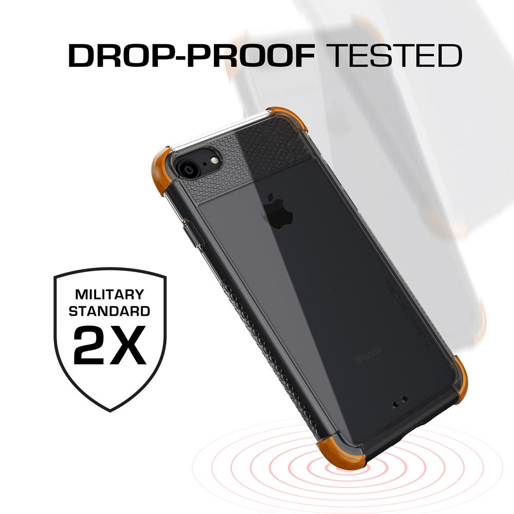 iPhone 7 Case, Ghostek Covert 2 Series for iPhone 7 Protective Case [ORANGE] (Color in image: Red)