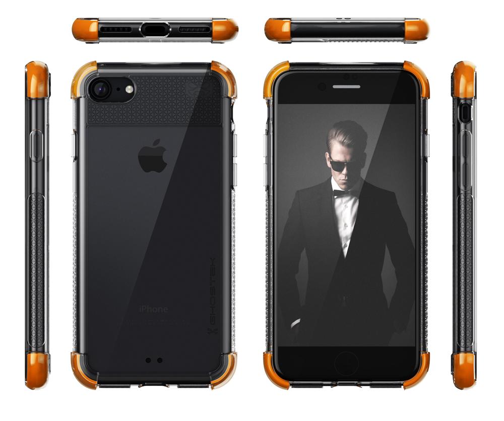 iPhone 7 Case, Ghostek Covert 2 Series for iPhone 7 Protective Case [ORANGE] (Color in image: White)