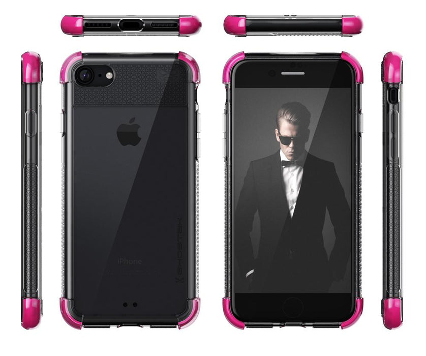 iPhone 7 Case, Ghostek Covert 2 Series for iPhone 7 Protective Case [PINK] (Color in image: White)