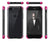 iPhone  8 Case, Ghostek Covert 2 Series for iPhone  8 Protective Case [PINK] (Color in image: White)