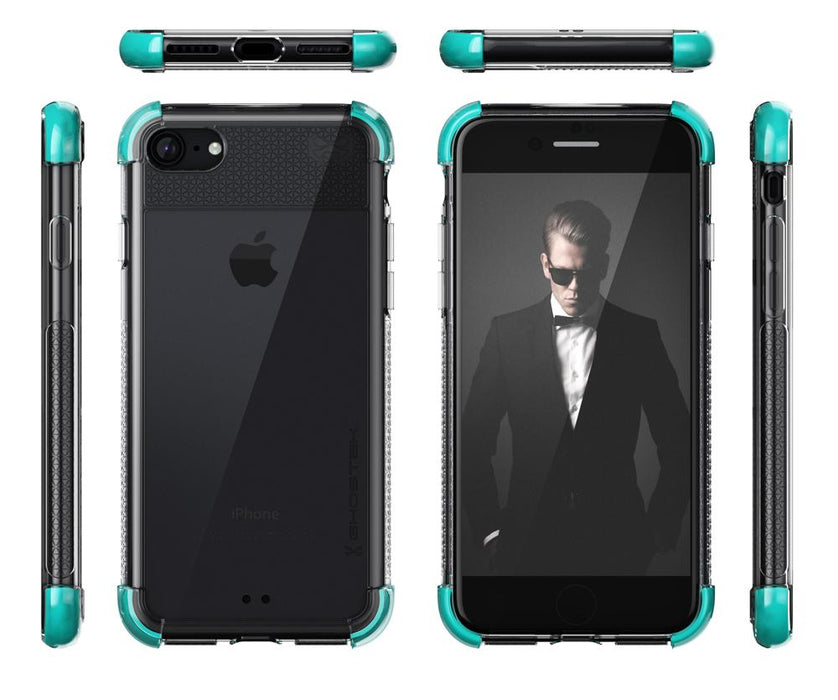 iPhone 7 Case, Ghostek Covert 2 Series for iPhone 7 Protective Case [TEAL] (Color in image: Red)