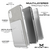 iPhone 8 Case, Ghostek Exec 2 Series for iPhone 8 Protective Wallet Case [SILVER] (Color in image: Brown)