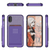 iPhone 7 Case, Ghostek Exec 2 Series for iPhone 7 Protective Wallet Case [PURPLE] (Color in image: Brown)