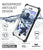 iPhone 7 Case, Ghostek Nautical Series  for iPhone 7 Case | WHITE (Color in image: Pink)