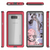 Galaxy Note 8, Ghostek Atomic Slim Galaxy Note 8 Case Shockproof Impact Hybrid Modern Design  | Red (Color in image: Silver)