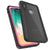 iPhone X Case, Punkcase [Extreme Series] [Slim Fit] [IP68 Certified] [Shockproof] [Snowproof] [Dirproof] Armor Cover W/ Built In Screen Protector for Apple iPhone 10 [PINK] (Color in image: Purple)