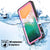 iPhone X Case, Punkcase [Extreme Series] [Slim Fit] [IP68 Certified] [Shockproof] [Snowproof] [Dirproof] Armor Cover W/ Built In Screen Protector for Apple iPhone 10 [PINK] (Color in image: Teal)