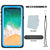 iPhone X Case, Punkcase [Extreme Series] [Slim Fit] [IP68 Certified] [Shockproof] [Snowproof] [Dirproof] Armor Cover W/ Built In Screen Protector for Apple iPhone 10 [LIGHT BLUE] (Color in image: White)