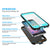 Galaxy S6 Waterproof Case, Punkcase SpikeStar Teal Water/Shock/Dirt/Snow Proof | Lifetime Warranty (Color in image: white)
