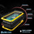 iPhone SE/5/5s Case, Punkcase® METALLIC Series NEON w/ TEMPERED GLASS | Aluminum Frame (Color in image: Black)