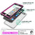 iPhone 6+/6S+ Plus Waterproof Case, PUNKcase CRYSTAL  Pink W/ Attached Screen Protector | Warranty (Color in image: teal)
