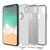 iPhone X Case, Punkcase Galactic 2.0 Series Ultra Slim w/ Tempered Glass Screen Protector | [Silver] (Color in image: gold)