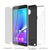Galaxy Note 5 Case PunkCase SLOT White Series Slim Armor Soft Cover Case w/ Tempered Glass (Color in image: Black)