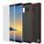 Galaxy Note 8 Case, PunkCase [Stealth Series] Hybrid 3-Piece Shockproof Dual Layer Cover [Non-Slip] [Soft TPU + PC Bumper] with PUNKSHIELD Screen Protector for Samsung Note 8 [Red] (Color in image: Teal)