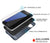 Galaxy Note 5 Case PunkCase CLUTCH Navy Series Slim Armor Soft Cover Case w/ Tempered Glass (Color in image: Silver)