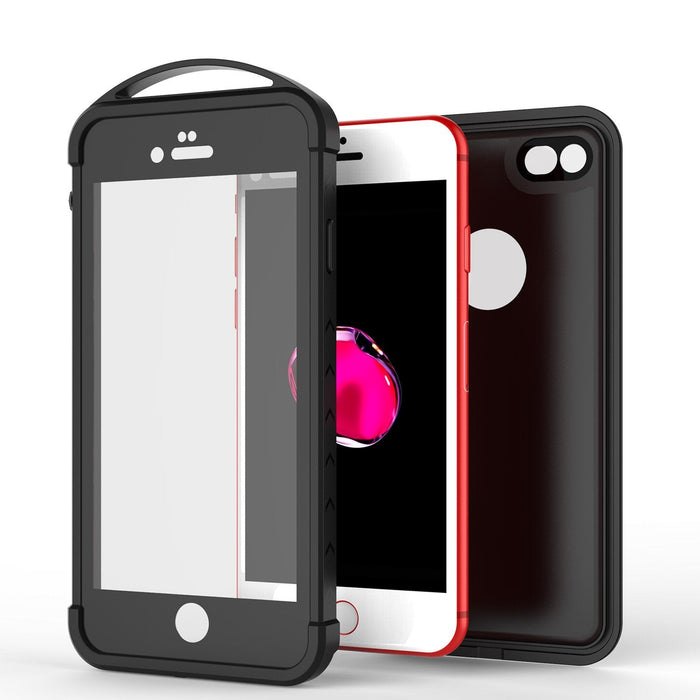 iPhone 7 Waterproof Case, Punkcase ALPINE Series, Black | Heavy Duty Armor Cover (Color in image: teal)