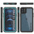 iPhone 13 Pro  Waterproof Case, Punkcase [Extreme Series] Armor Cover W/ Built In Screen Protector [Teal] (Color in image: Red)