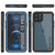 iPhone 13 Pro  Waterproof Case, Punkcase [Extreme Series] Armor Cover W/ Built In Screen Protector [Light Blue] (Color in image: Red)